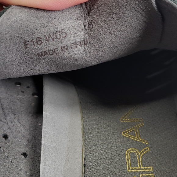 cole haan zerogrand wingtip oxford leather black lace up sneaker womens 8 - Picture 4 of 8